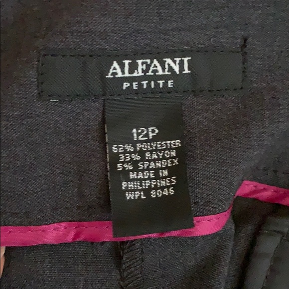 Women Alfani petite wide leg pant modern basic 12 - Picture 6 of 6